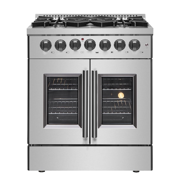 Forno Galiano 30In. Freestanding French Door Dual Fuel Range FFSGS6356-30 - main